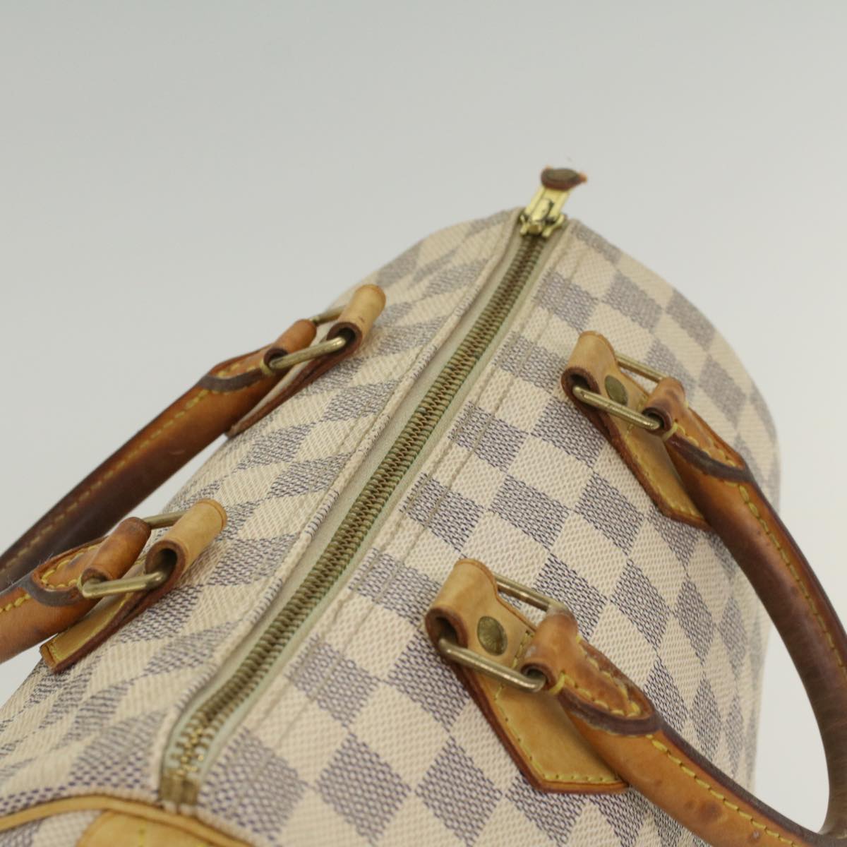 LOUIS VUITTON Damier Azur Speedy 25 Hand Bag N41534 LV Auth 55194