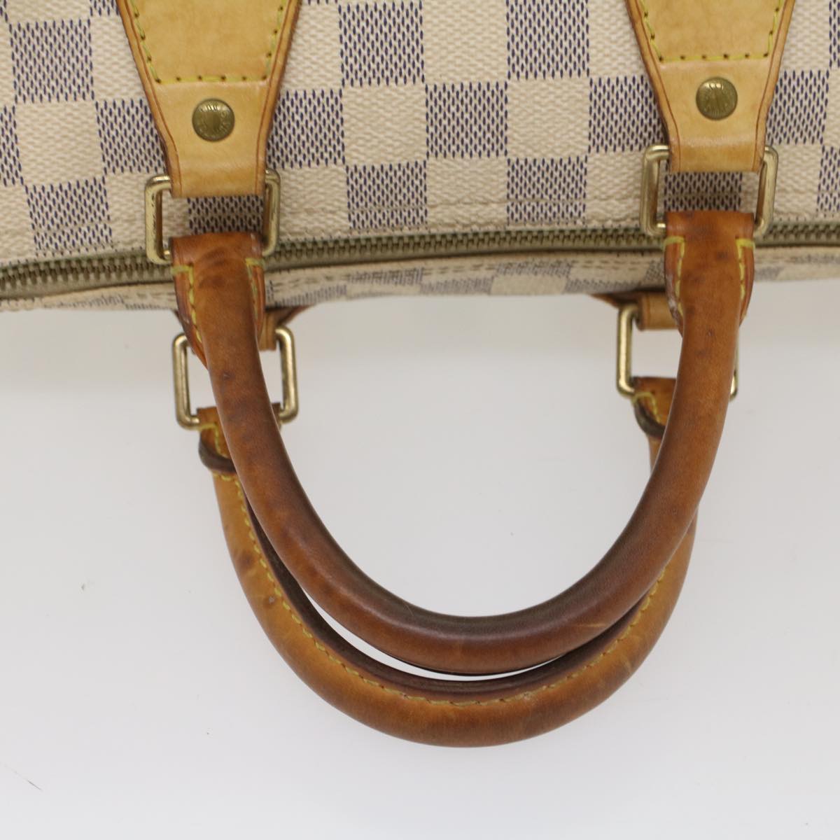 LOUIS VUITTON Damier Azur Speedy 25 Hand Bag N41534 LV Auth 55194