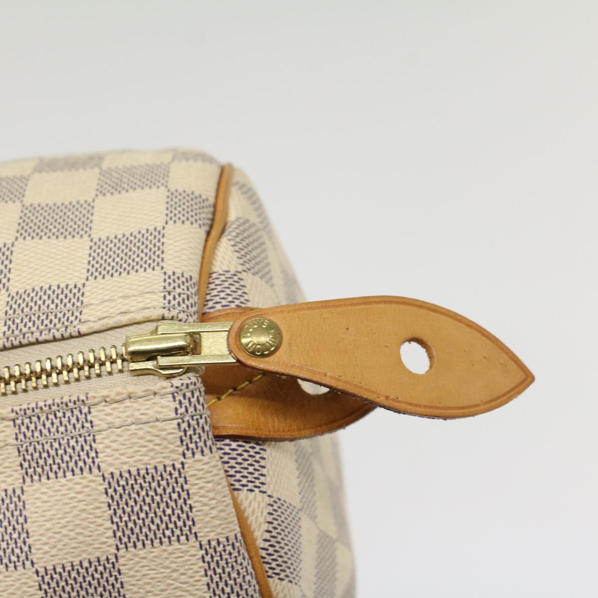 LOUIS VUITTON Damier Azur Speedy 30 Hand Bag N41533 LV Auth 55195