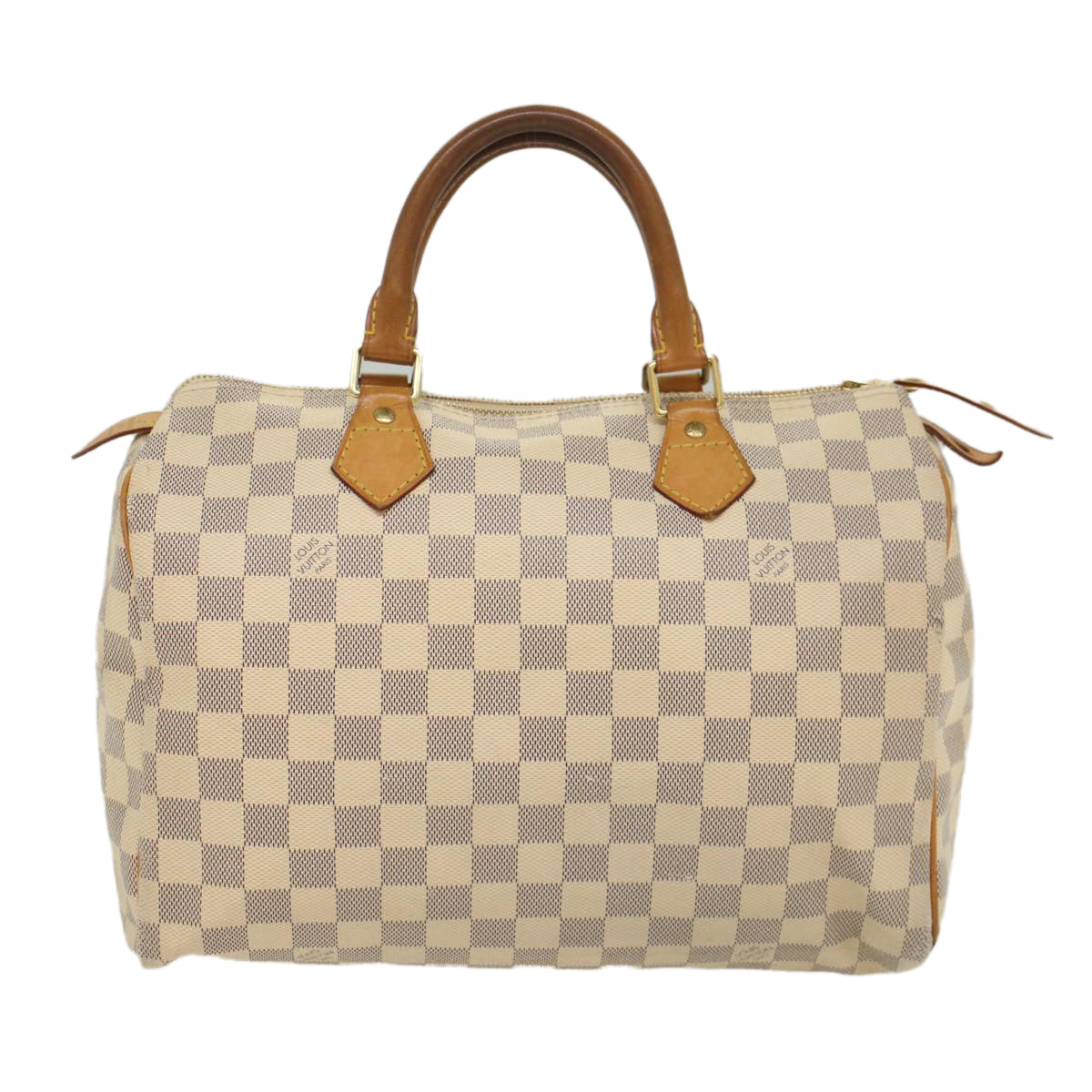 LOUIS VUITTON Damier Azur Speedy 30 Hand Bag N41533 LV Auth 55195