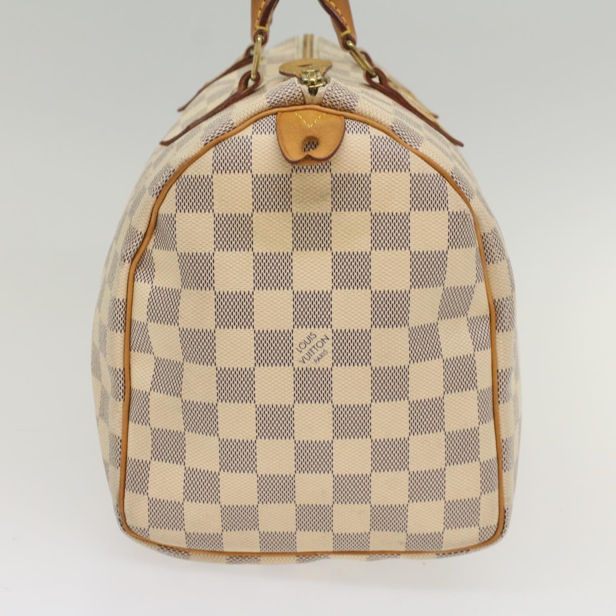 LOUIS VUITTON Damier Azur Speedy 30 Hand Bag N41533 LV Auth 55195