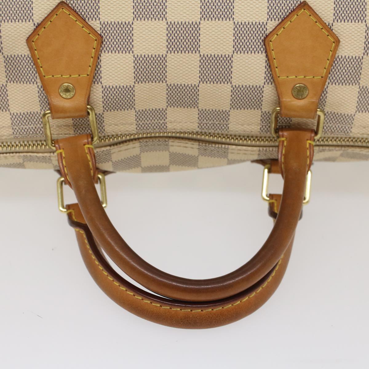 LOUIS VUITTON Damier Azur Speedy 30 Hand Bag N41533 LV Auth 55195