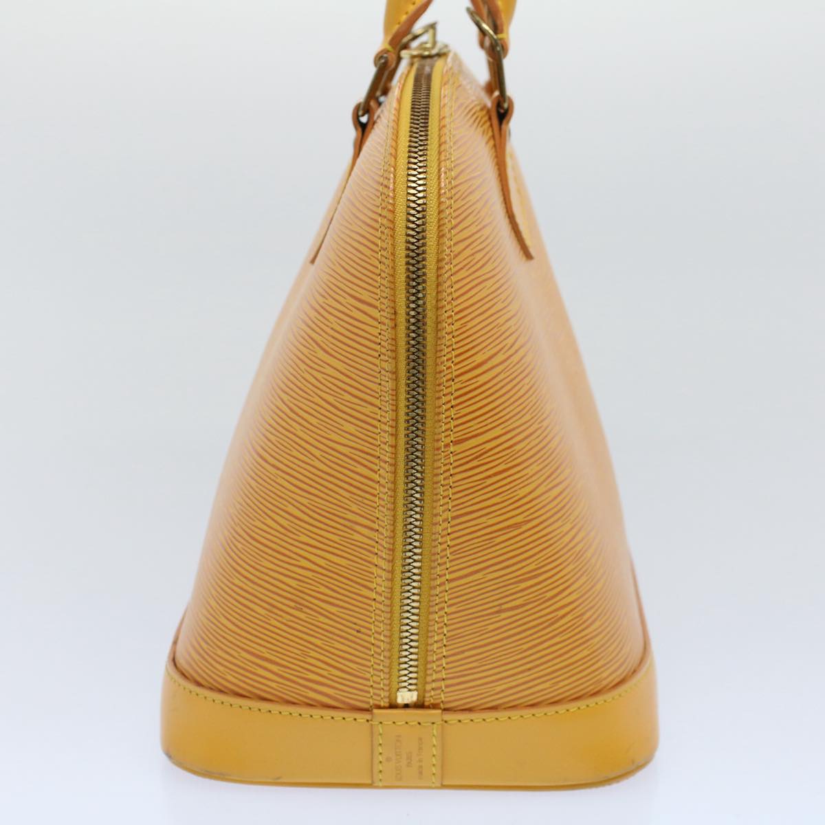 LOUIS VUITTON Epi Alma Hand Bag Tassili Yellow M52149 LV Auth 55230