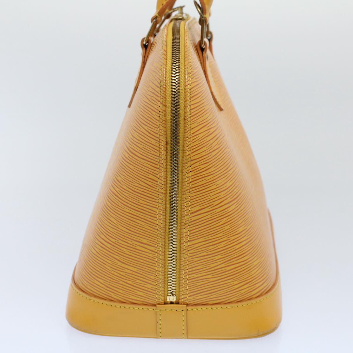 LOUIS VUITTON Epi Alma Hand Bag Tassili Yellow M52149 LV Auth 55230