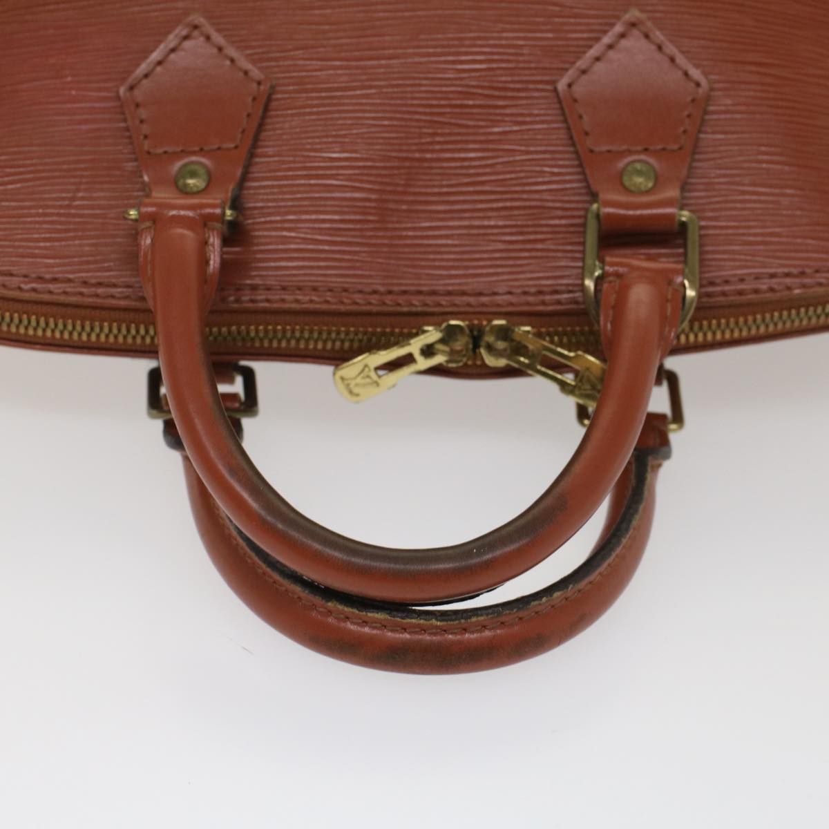 LOUIS VUITTON Epi Alma Hand Bag Brown M5214D LV Auth 55232