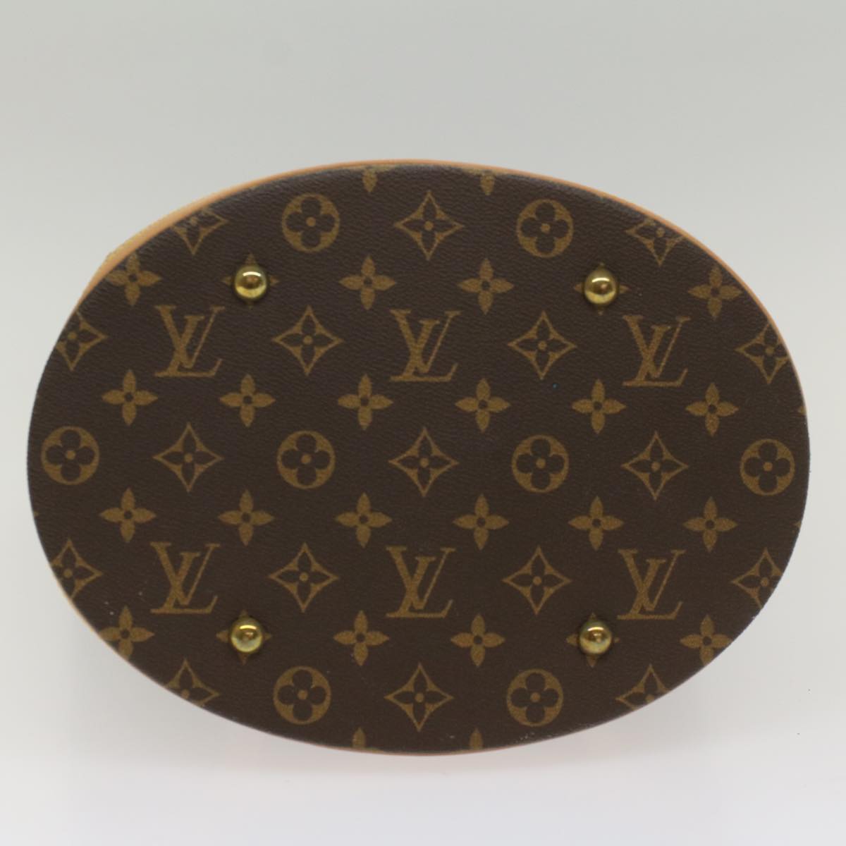 LOUIS VUITTON Monogram Bucket GM Shoulder Bag M42236 LV Auth 55235