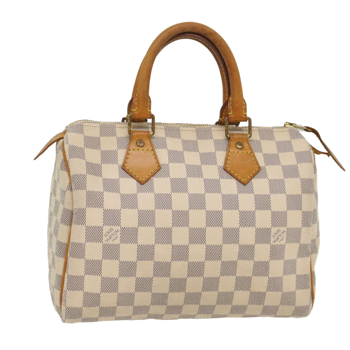 LOUIS VUITTON Damier Azur Speedy 25 Hand Bag N41534 LV Auth 55243