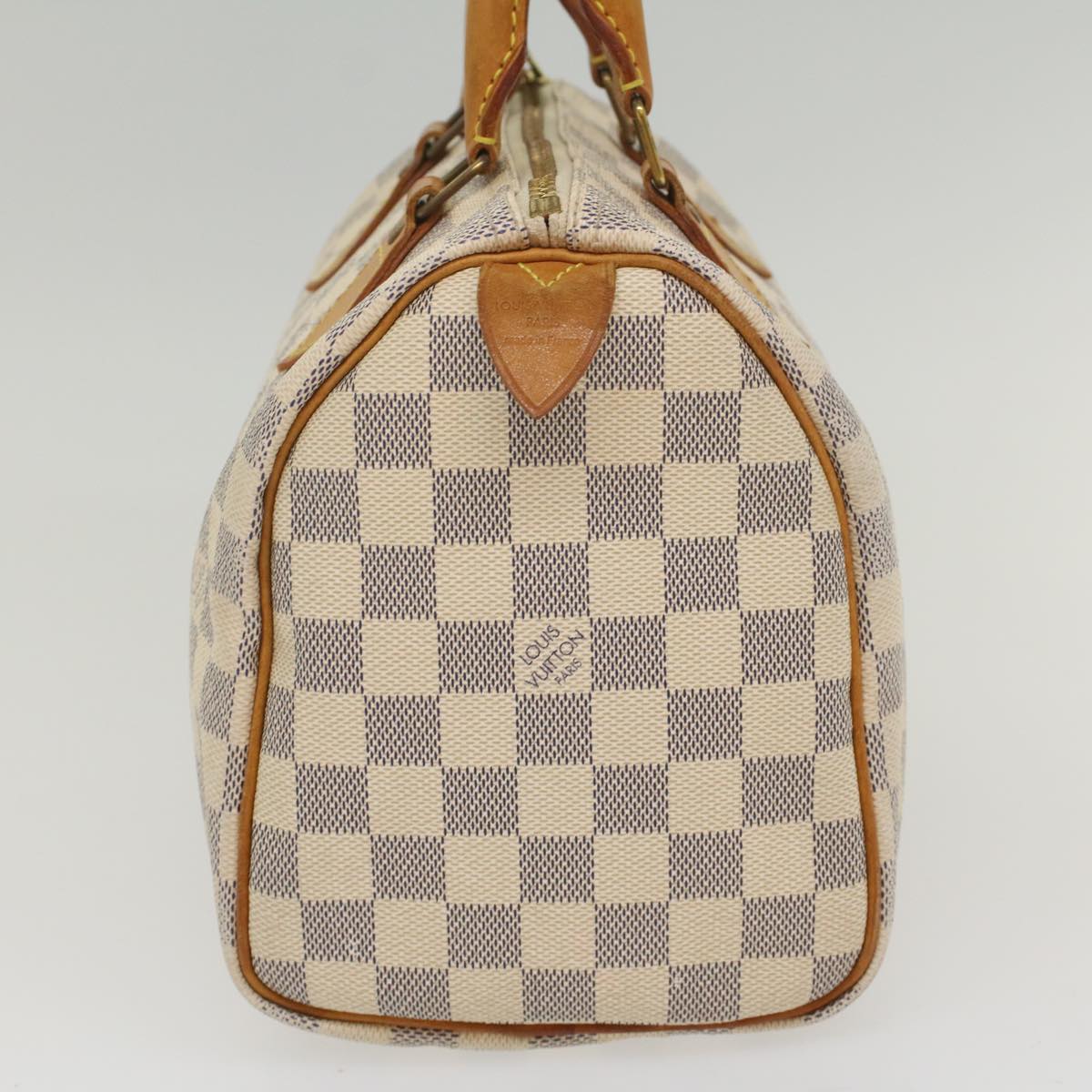 LOUIS VUITTON Damier Azur Speedy 25 Hand Bag N41534 LV Auth 55243