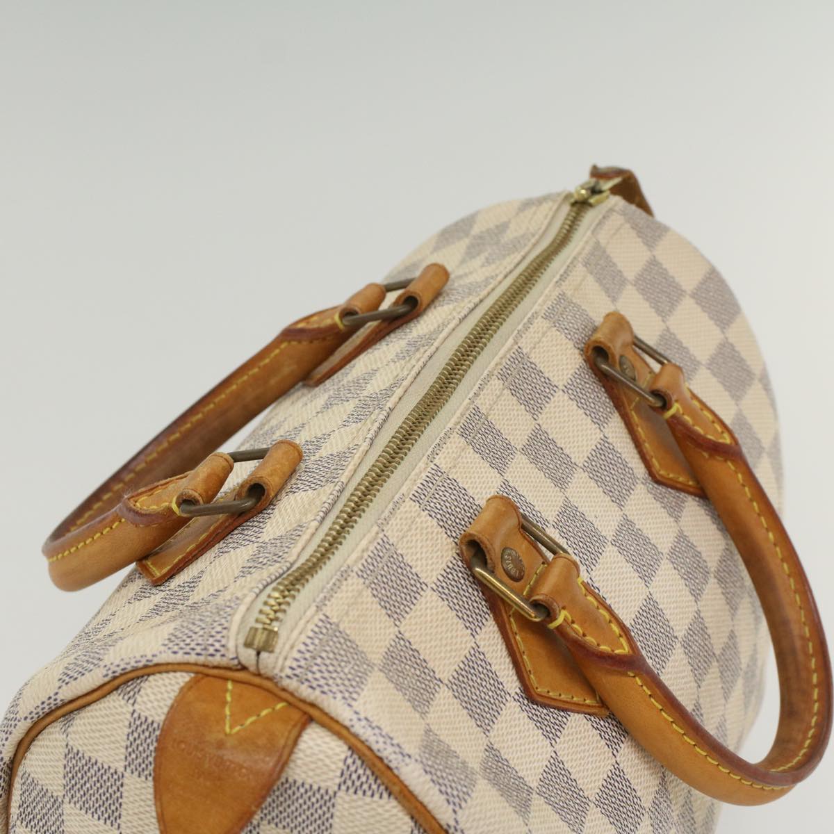 LOUIS VUITTON Damier Azur Speedy 25 Hand Bag N41534 LV Auth 55243