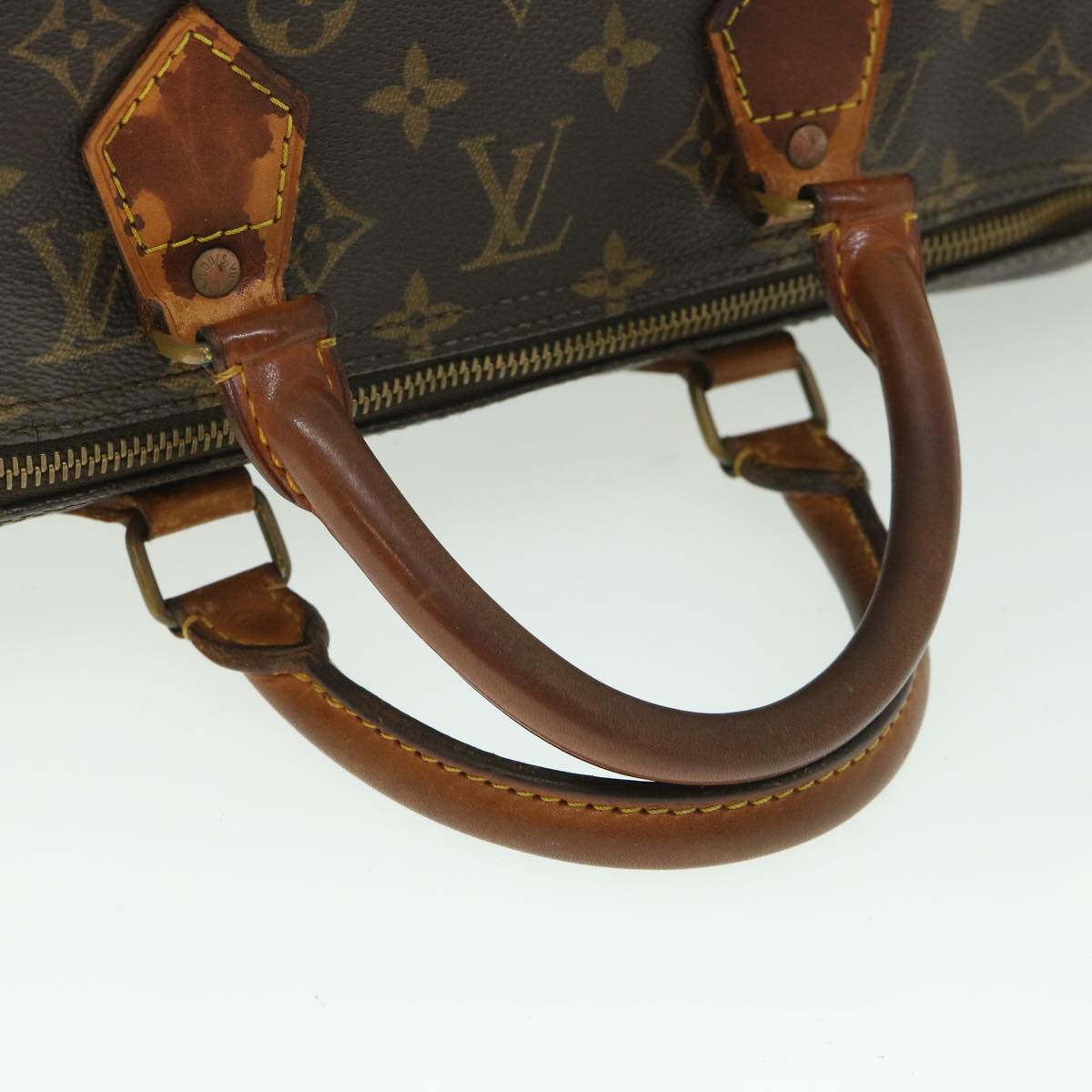 LOUIS VUITTON Monogram Speedy 40 Hand Bag M41522 LV Auth 55245