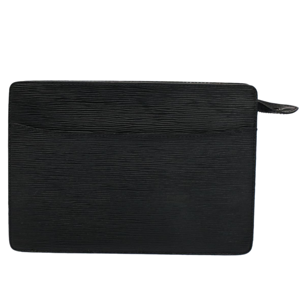 LOUIS VUITTON Epi Pochette Homme Clutch Bag Black M52522 LV Auth 55274