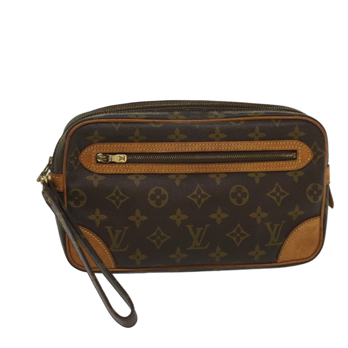 LOUIS VUITTON Monogram Marly Dragonne GM Clutch Bag M51825 LV Auth 55279