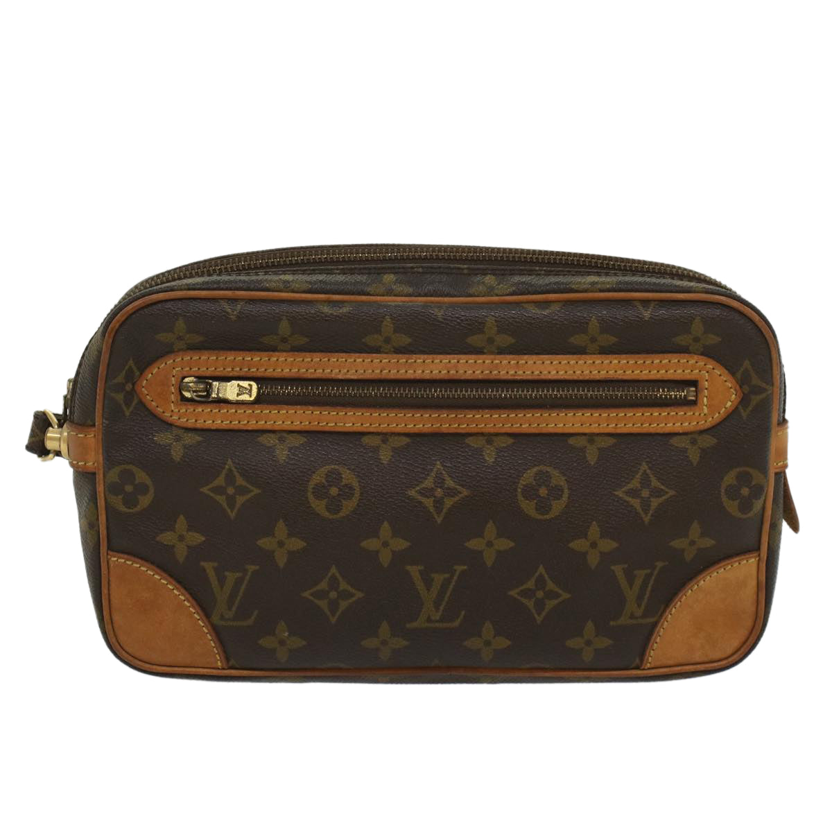 LOUIS VUITTON Monogram Marly Dragonne GM Clutch Bag M51825 LV Auth 55279