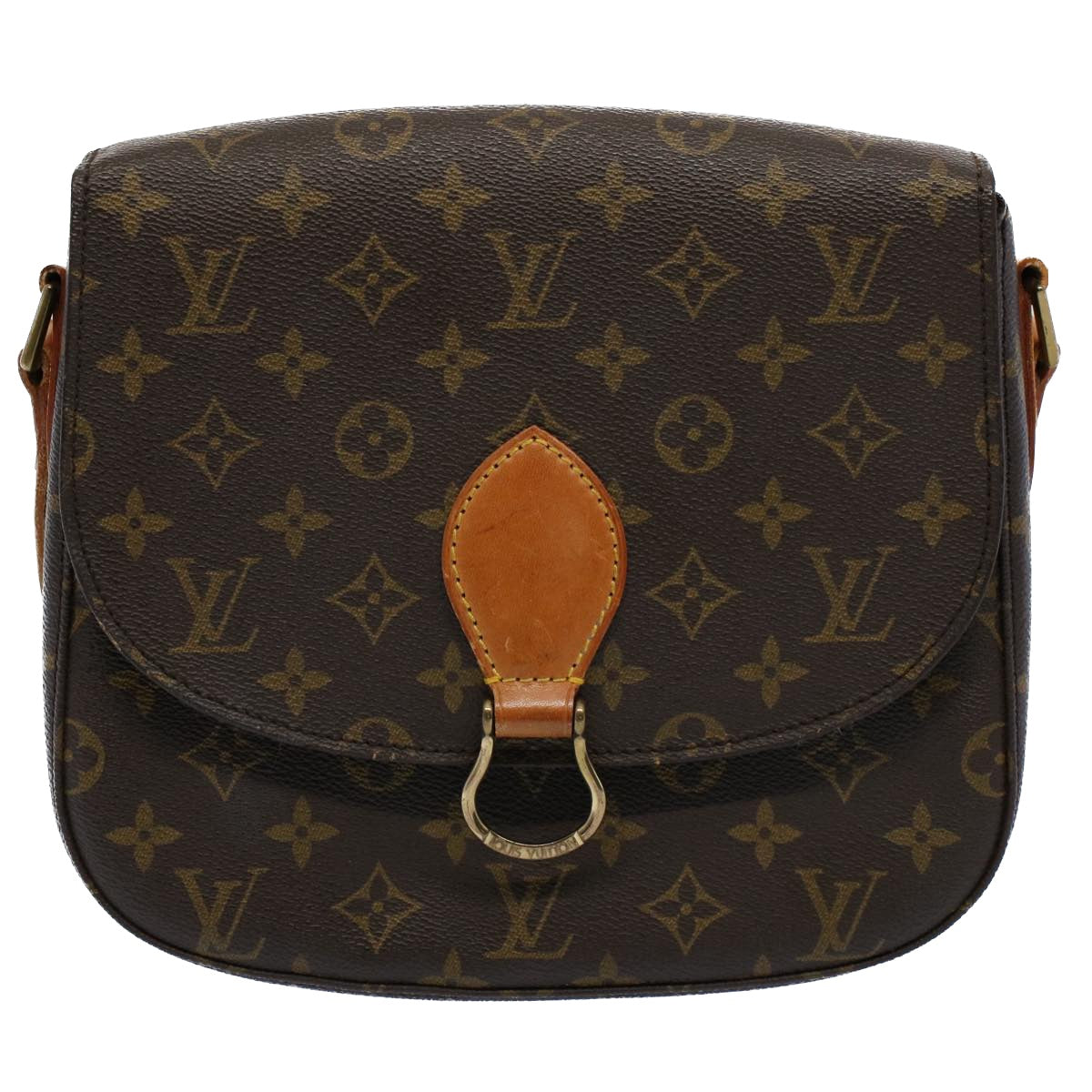 LOUIS VUITTON Monogram Saint Cloud GM Shoulder Bag M51242 LV Auth 55301