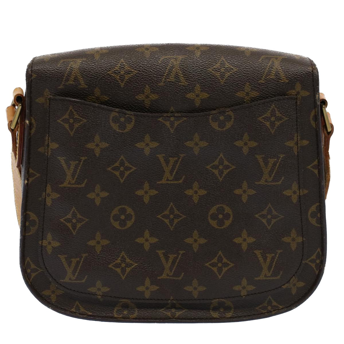 LOUIS VUITTON Monogram Saint Cloud GM Shoulder Bag M51242 LV Auth 55301