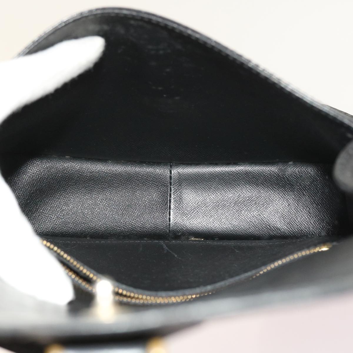 LOUIS VUITTON Epi Saint Cloud GM Shoulder Bag Black M52192 LV Auth 55309