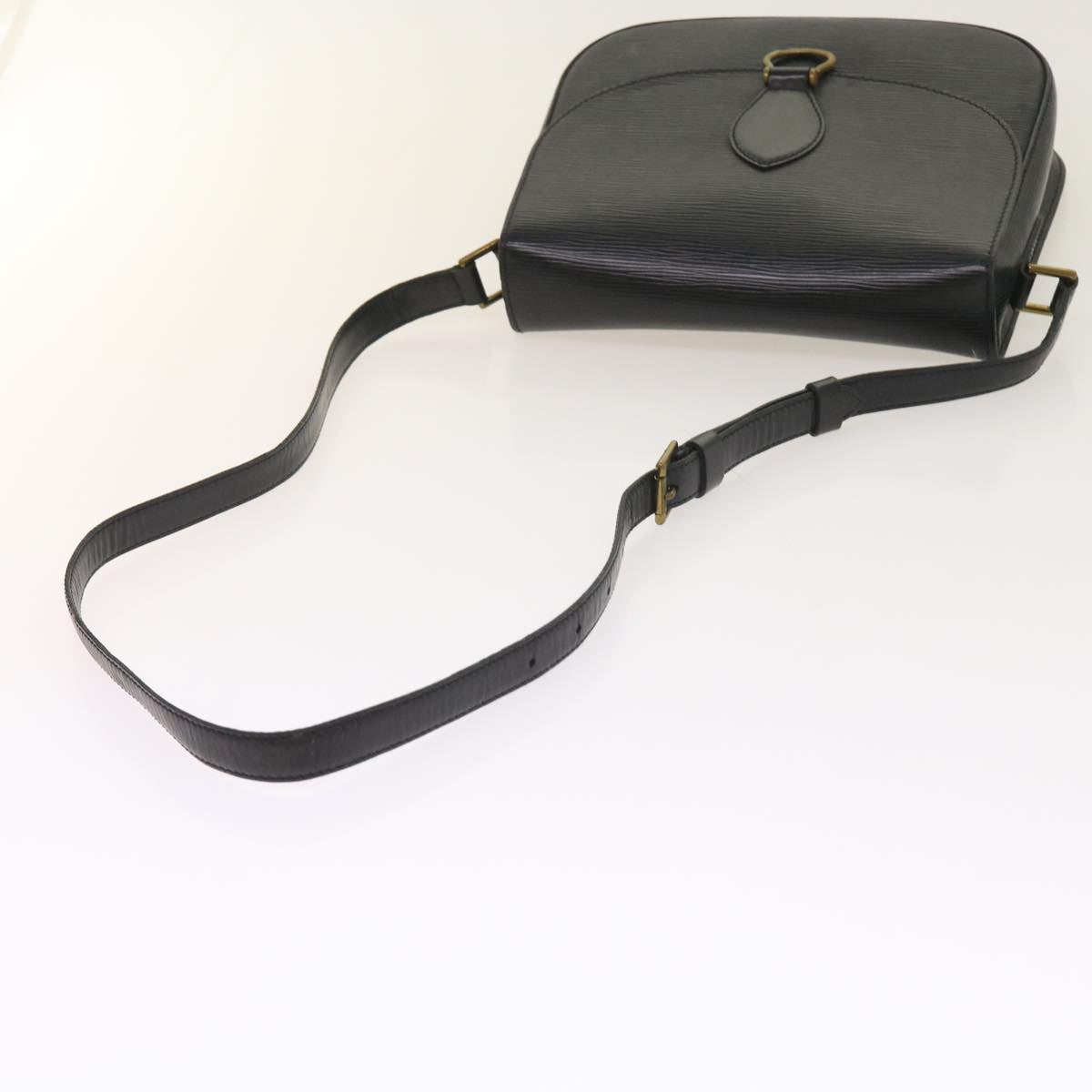 LOUIS VUITTON Epi Saint Cloud GM Shoulder Bag Black M52192 LV Auth 55309