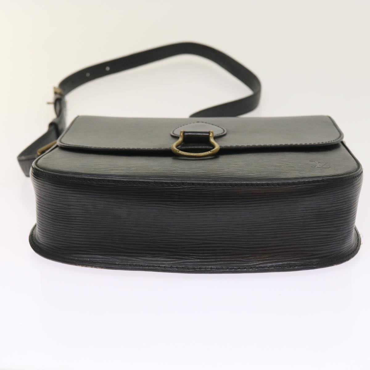 LOUIS VUITTON Epi Saint Cloud GM Shoulder Bag Black M52192 LV Auth 55309