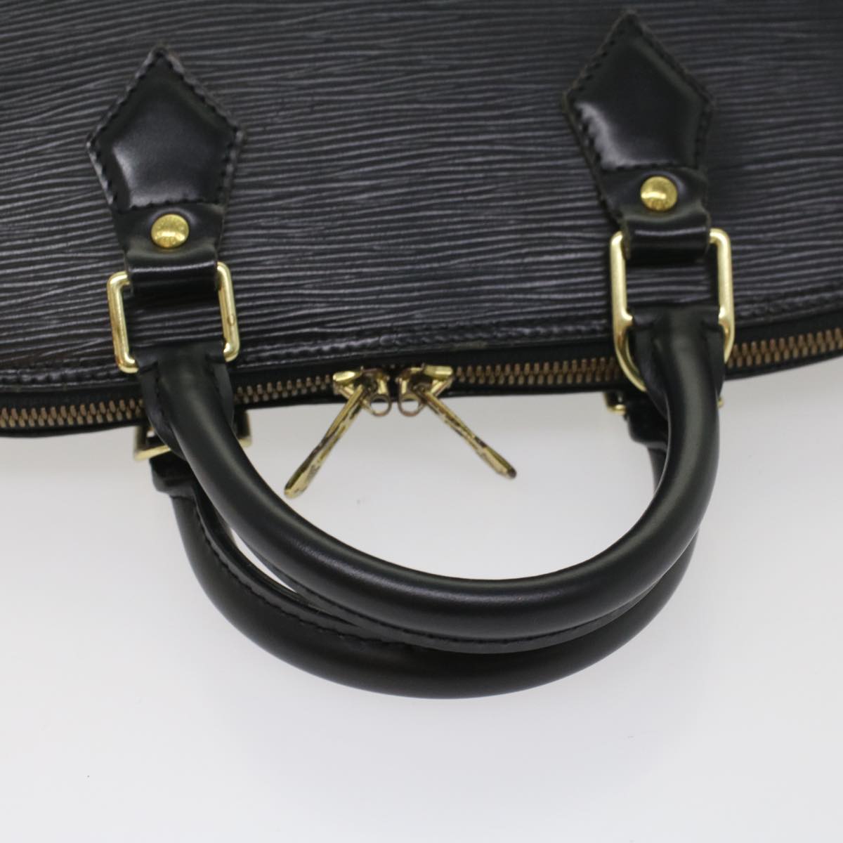 LOUIS VUITTON Epi Alma Hand Bag Black M52142 LV Auth 55313