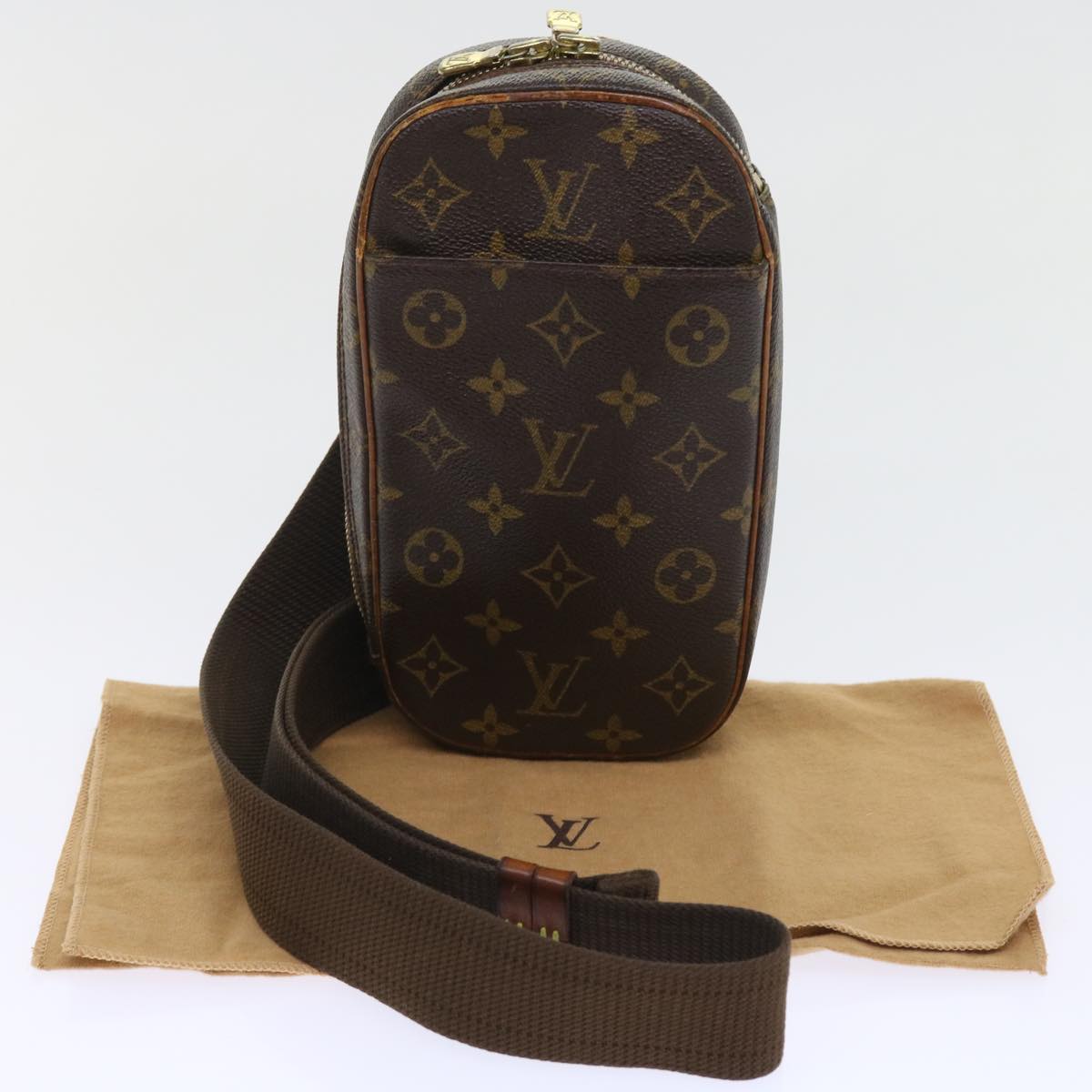 LOUIS VUITTON Monogram Pochette Gange Shoulder Bag M51870 LV Auth 55329