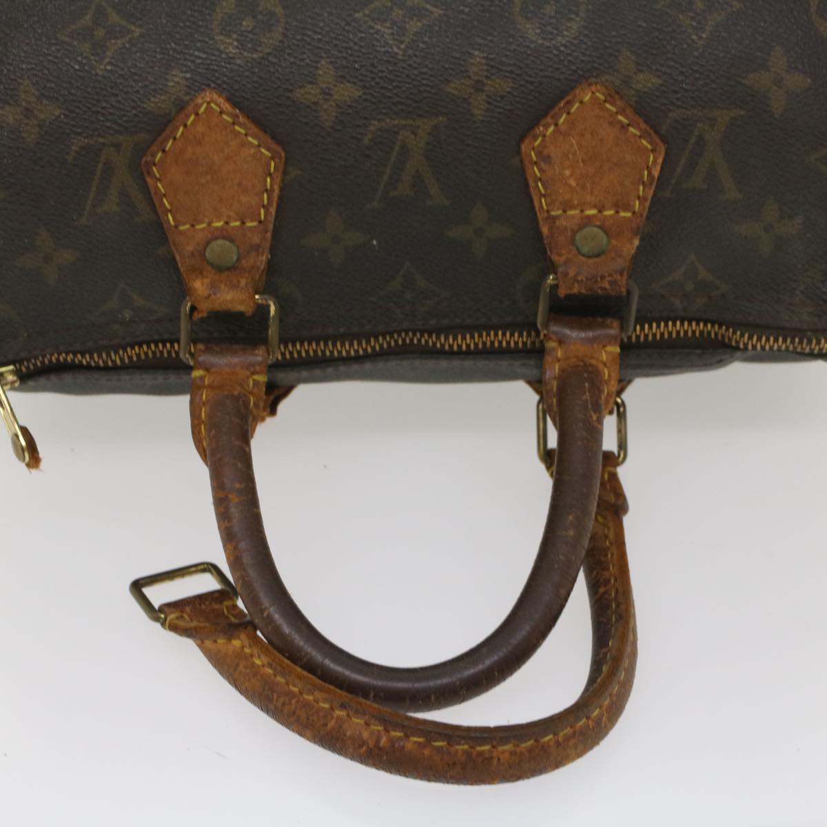 LOUIS VUITTON Monogram Speedy 25 Hand Bag M41528 LV Auth 55336