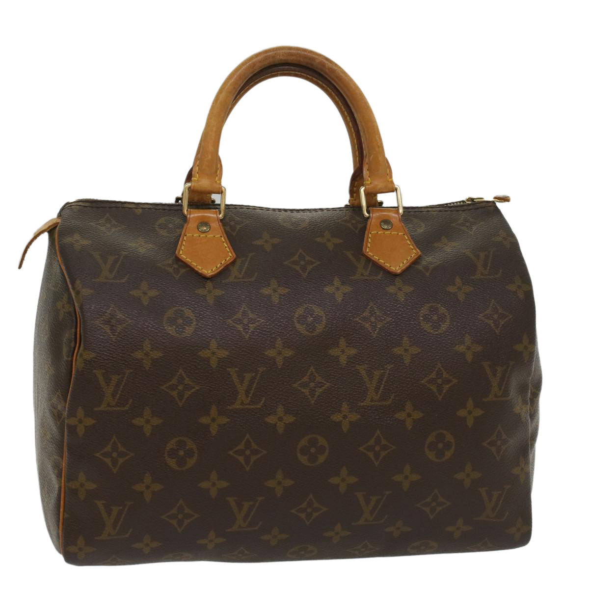 LOUIS VUITTON Monogram Speedy 30 Hand Bag M41526 LV Auth 55338