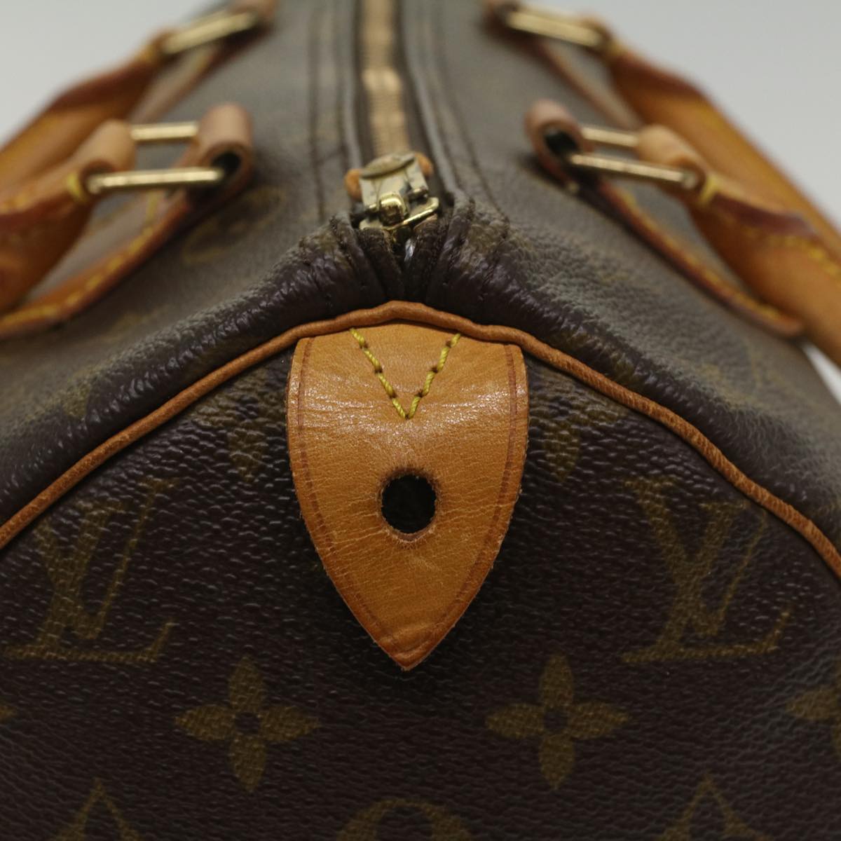 LOUIS VUITTON Monogram Speedy 30 Hand Bag M41526 LV Auth 55338