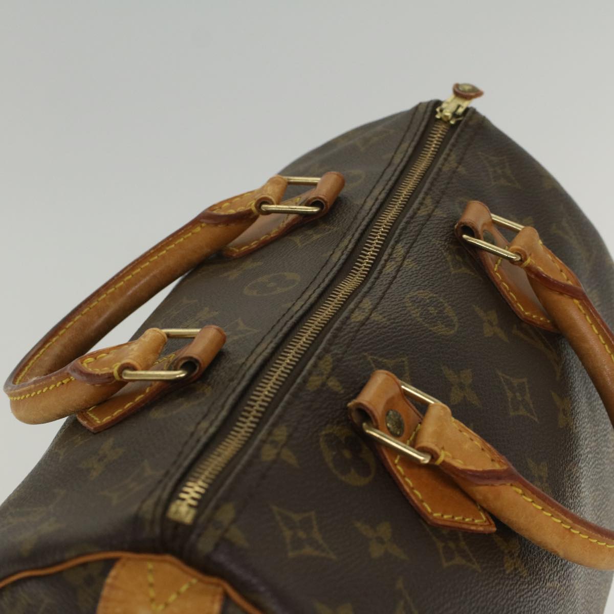 LOUIS VUITTON Monogram Speedy 30 Hand Bag M41526 LV Auth 55338