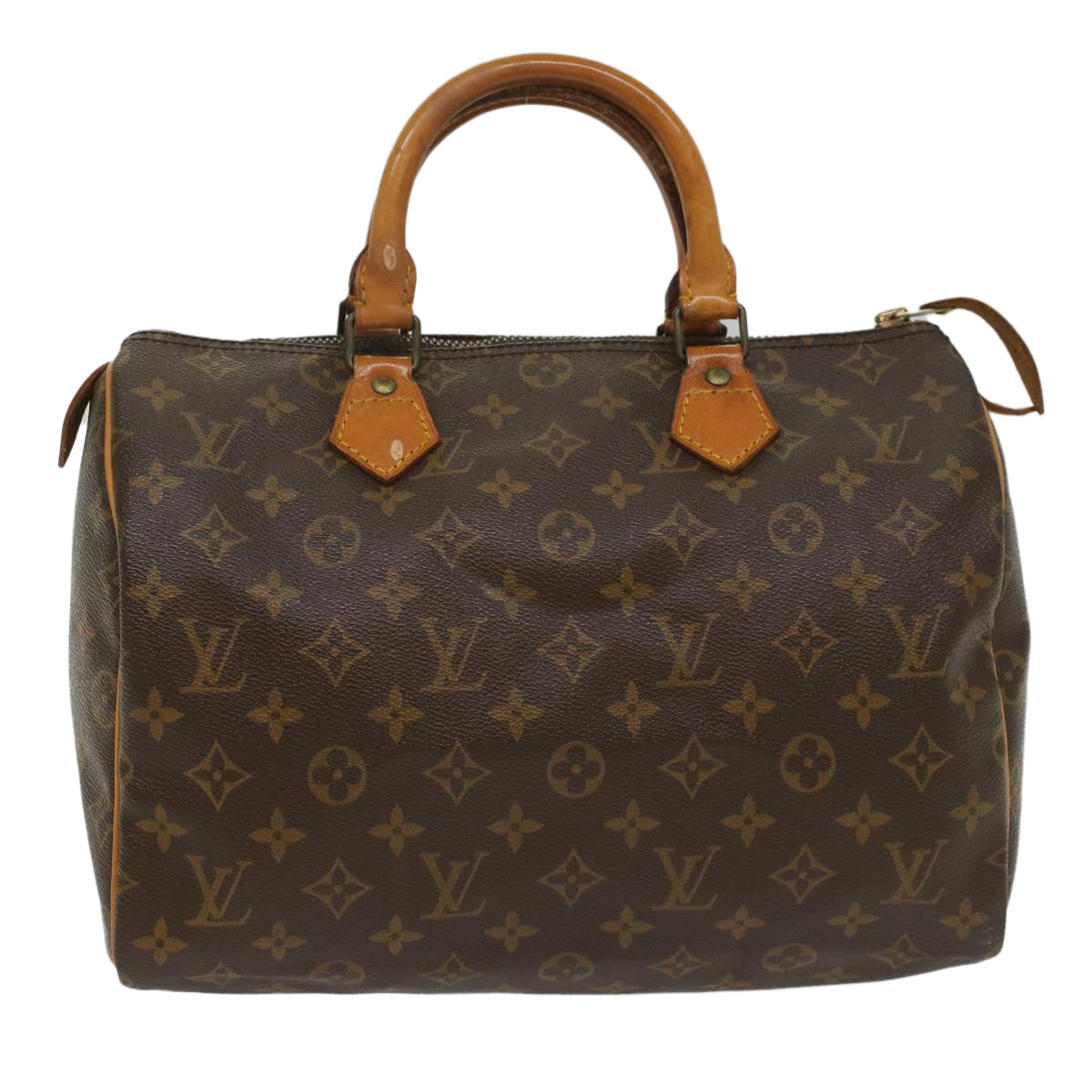 LOUIS VUITTON Monogram Speedy 30 Hand Bag M41526 LV Auth 55339