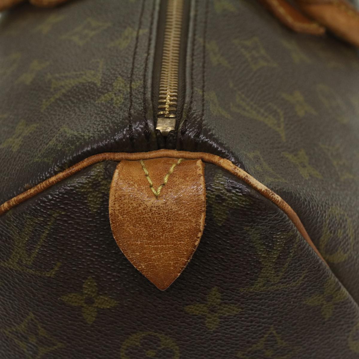 LOUIS VUITTON Monogram Speedy 40 Hand Bag M41522 LV Auth 55340