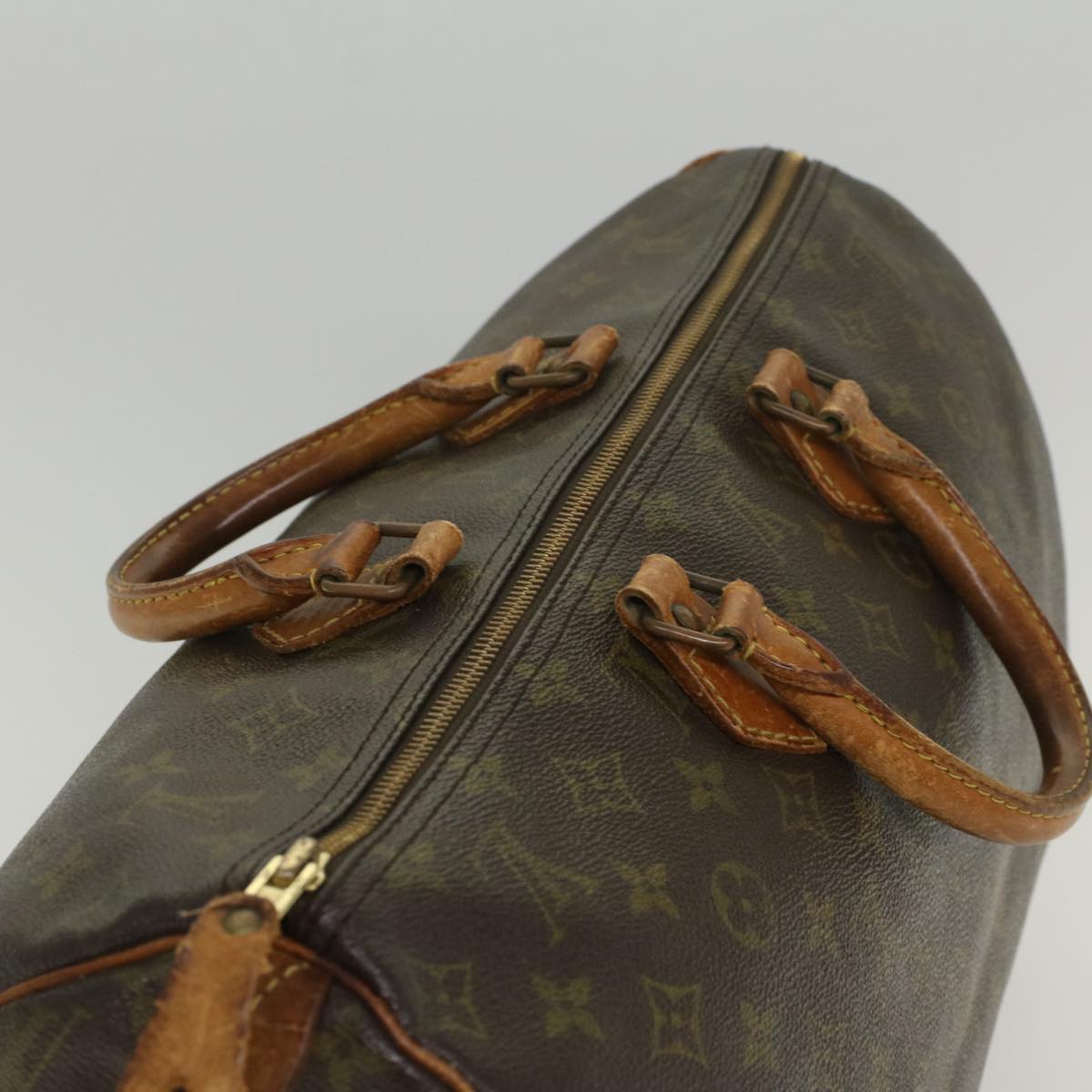 LOUIS VUITTON Monogram Speedy 40 Hand Bag M41522 LV Auth 55340