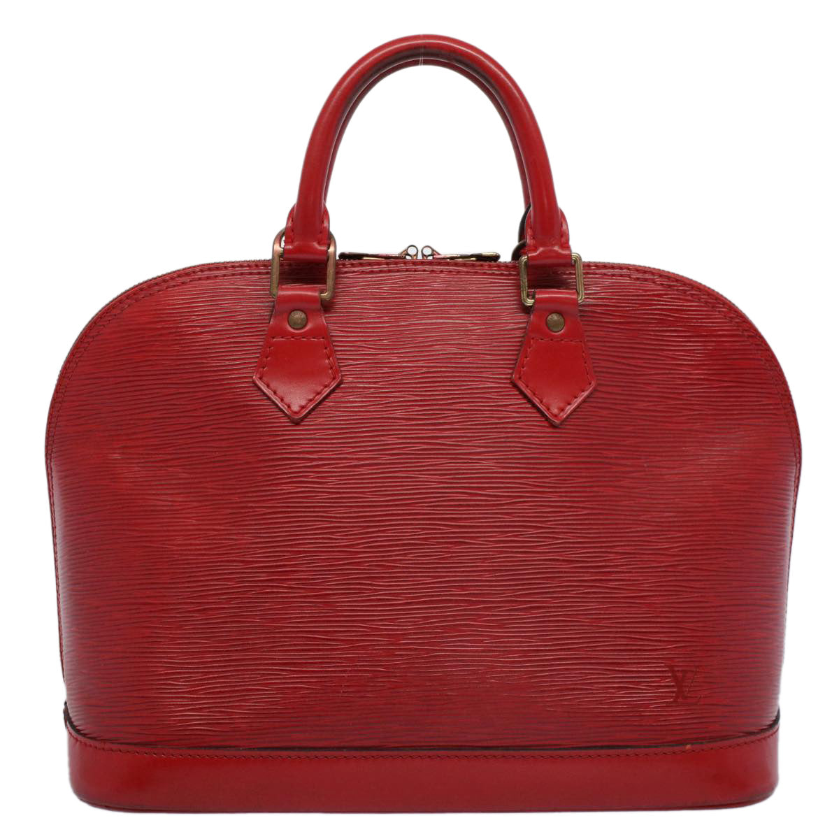 LOUIS VUITTON Epi Alma Hand Bag Castilian Red M52147 LV Auth 55355 - 0