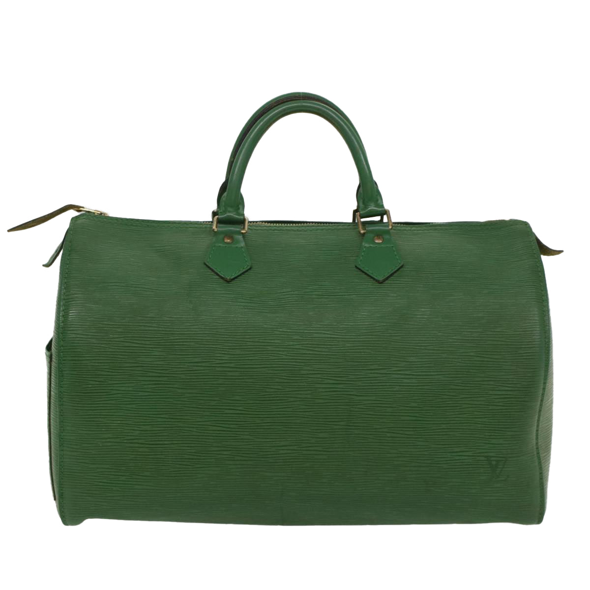 LOUIS VUITTON Epi Speedy 35 Hand Bag Borneo Green M42994 LV Auth 55356 - 0