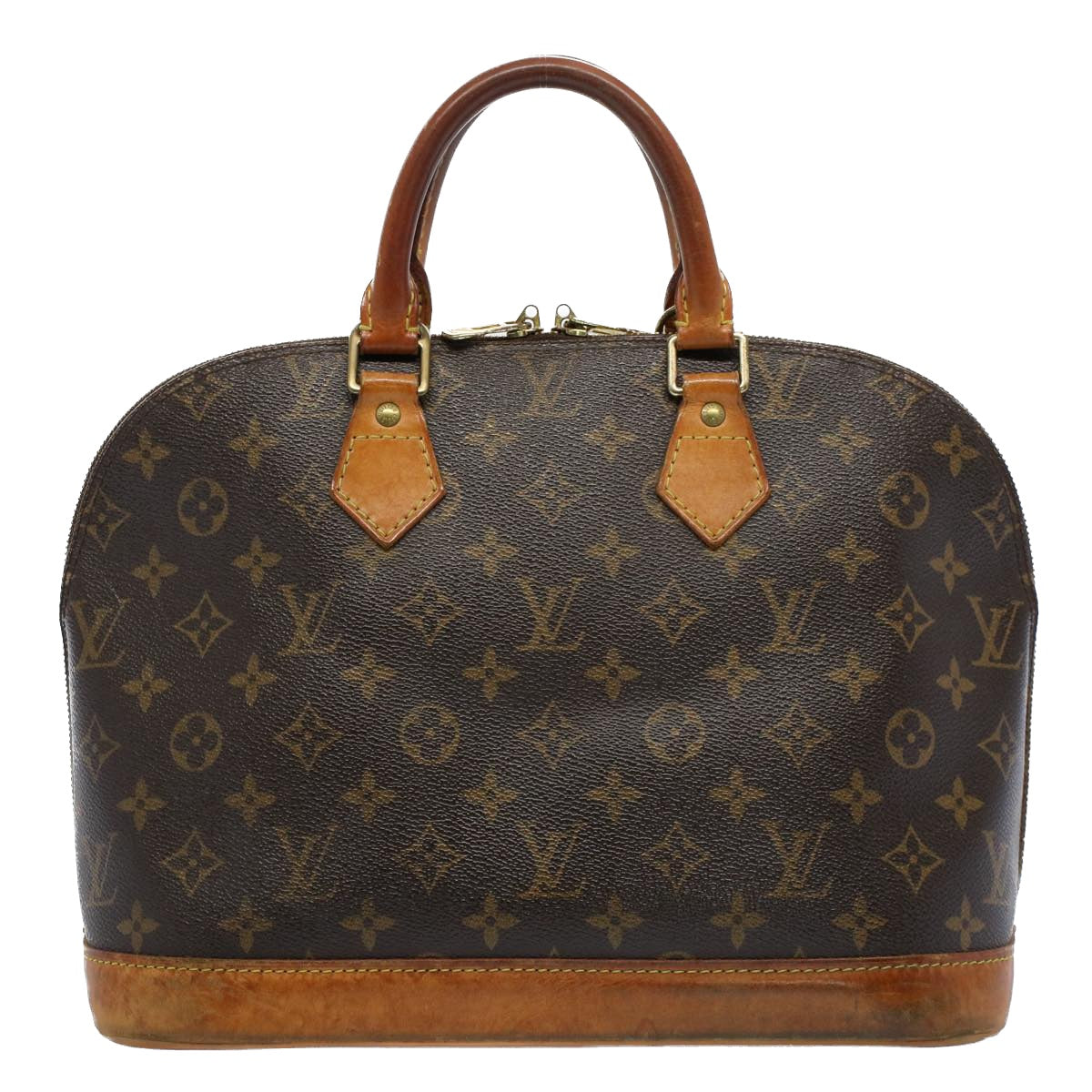 LOUIS VUITTON Monogram Alma Hand Bag M51130 LV Auth 55361