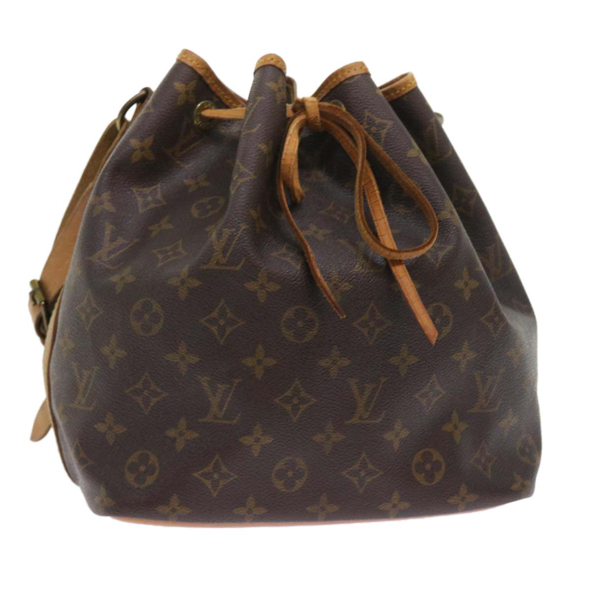 LOUIS VUITTON Monogram Petit Noe Shoulder Bag M42226 LV Auth 55365