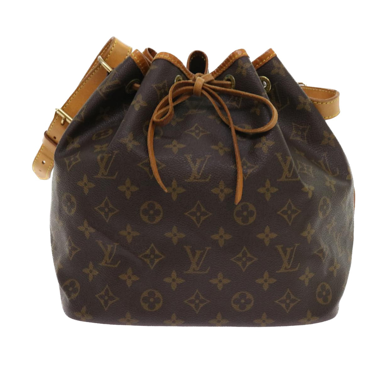 LOUIS VUITTON Monogram Petit Noe Shoulder Bag M42226 LV Auth 55367