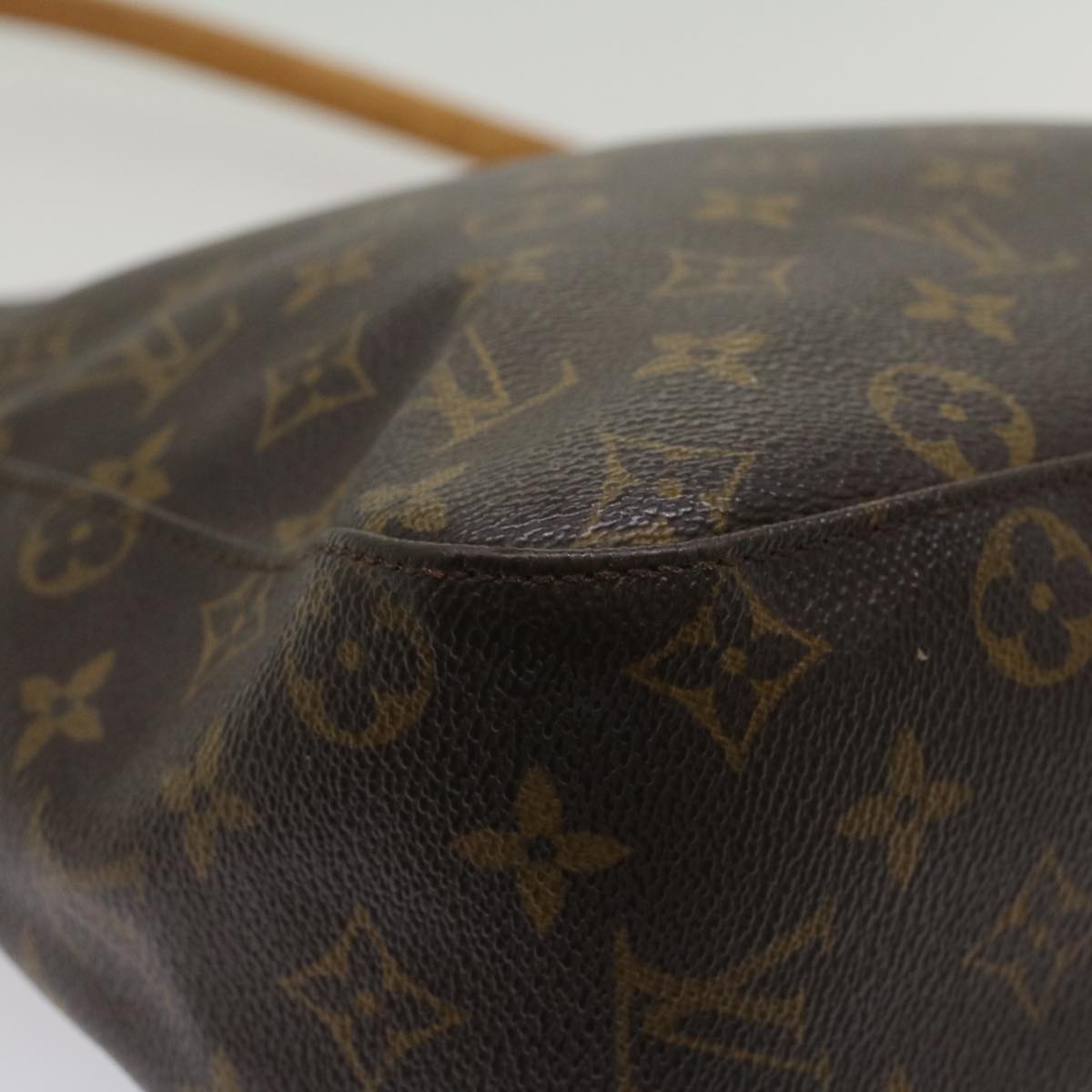 LOUIS VUITTON Monogram Looping GM Shoulder Bag M51145 LV Auth 55387