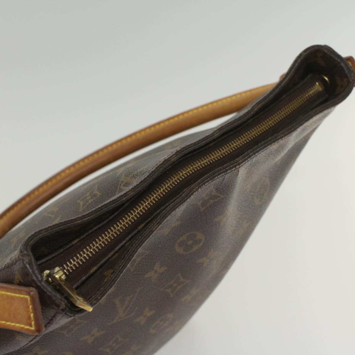 LOUIS VUITTON Monogram Looping GM Shoulder Bag M51145 LV Auth 55387