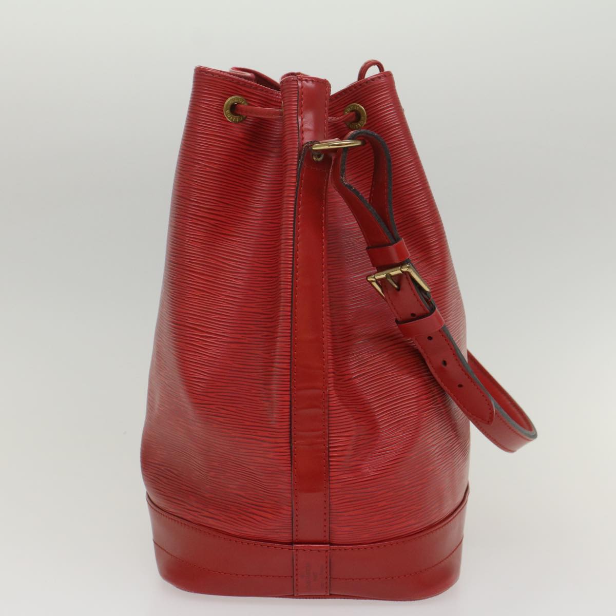 LOUIS VUITTON Epi Noe Shoulder Bag Red M44007 LV Auth 55390