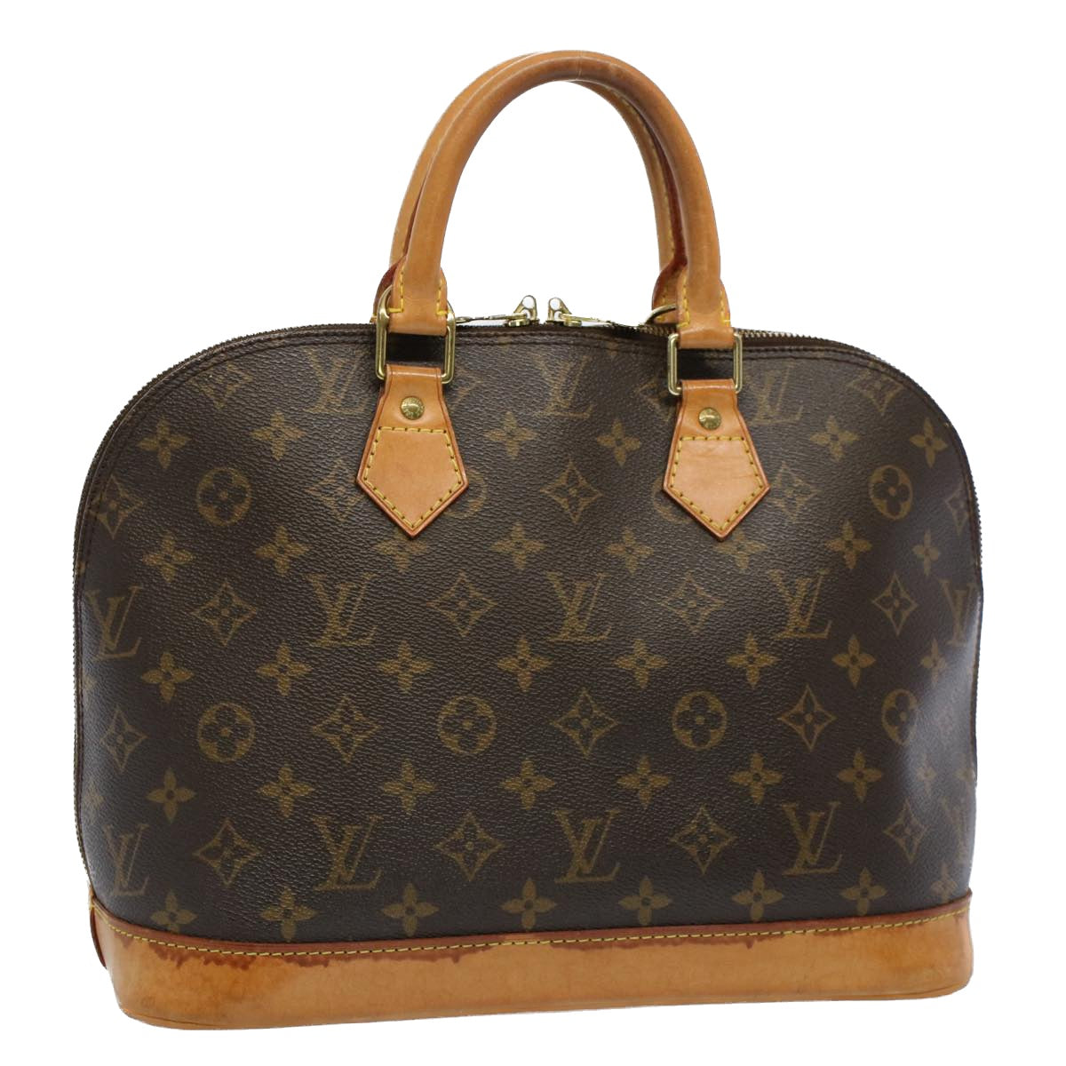 LOUIS VUITTON Monogram Alma Hand Bag M51130 LV Auth 55474