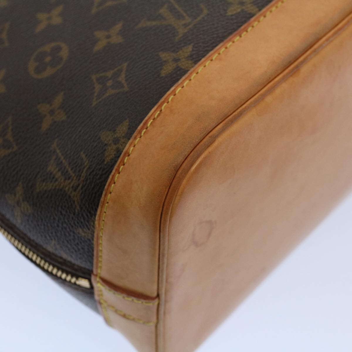 LOUIS VUITTON Monogram Alma Hand Bag M51130 LV Auth 55474