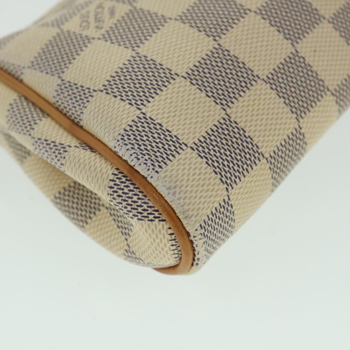 LOUIS VUITTON Damier Azur Eva Shoulder Bag 2way N55214 LV Auth 55519