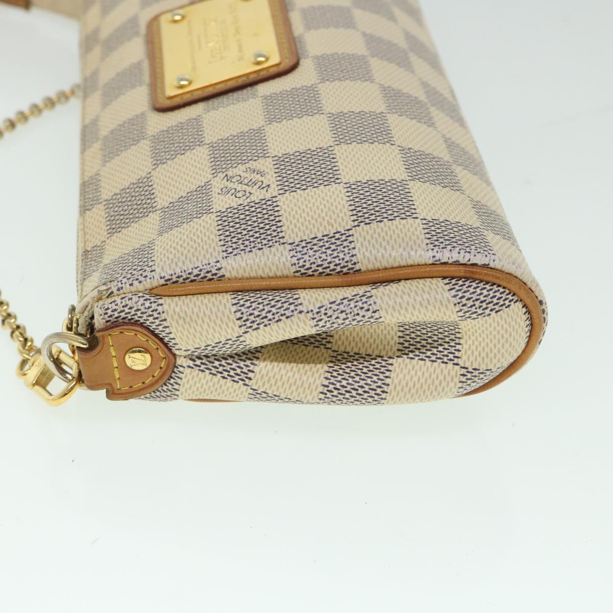 LOUIS VUITTON Damier Azur Eva Shoulder Bag 2way N55214 LV Auth 55519