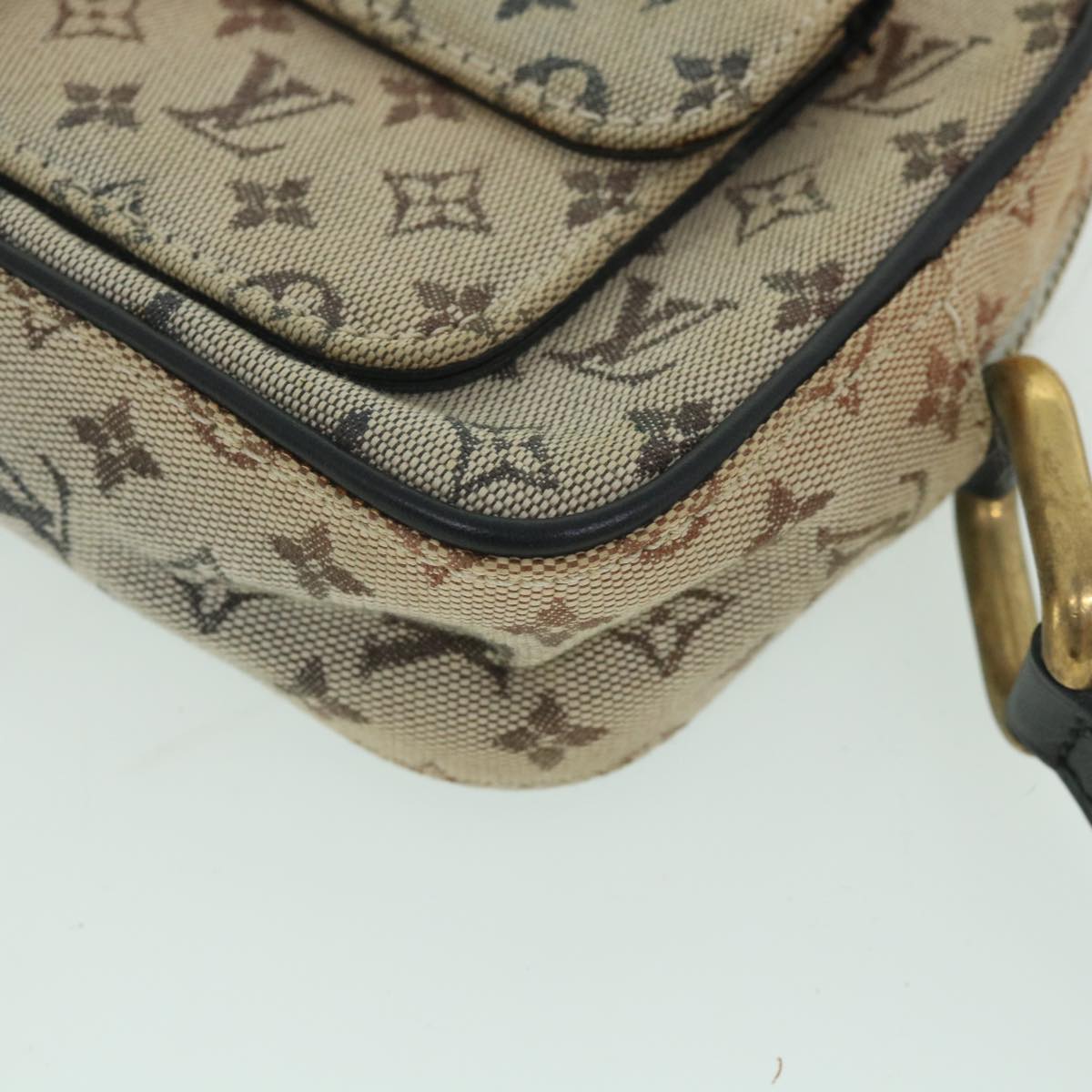 LOUIS VUITTON Monogram Mini Juliet MM Shoulder Bag Blue M92004 LV Auth 55527