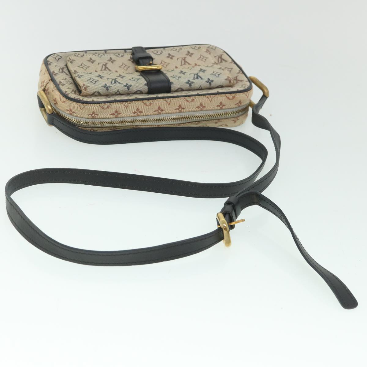 LOUIS VUITTON Monogram Mini Juliet MM Shoulder Bag Blue M92004 LV Auth 55527