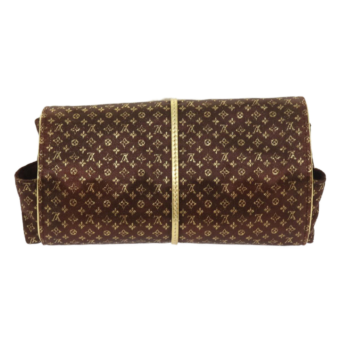 LOUIS VUITTON Monogram Satin Trousse Bijou Pliable Case Brown M92329 Auth 55531 - 0