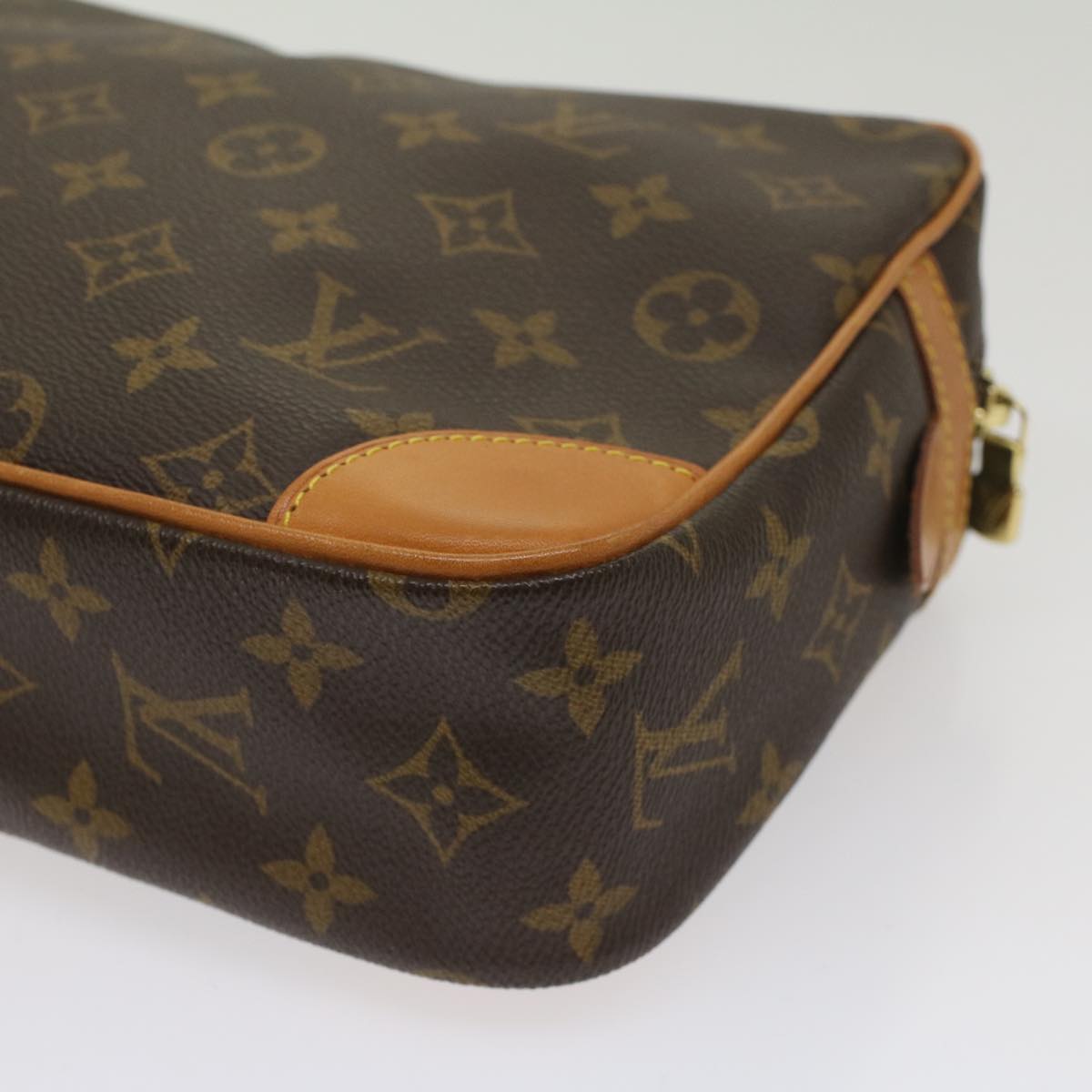 LOUIS VUITTON Monogram Compiegne 28 Clutch Bag M51845 LV Auth 55535