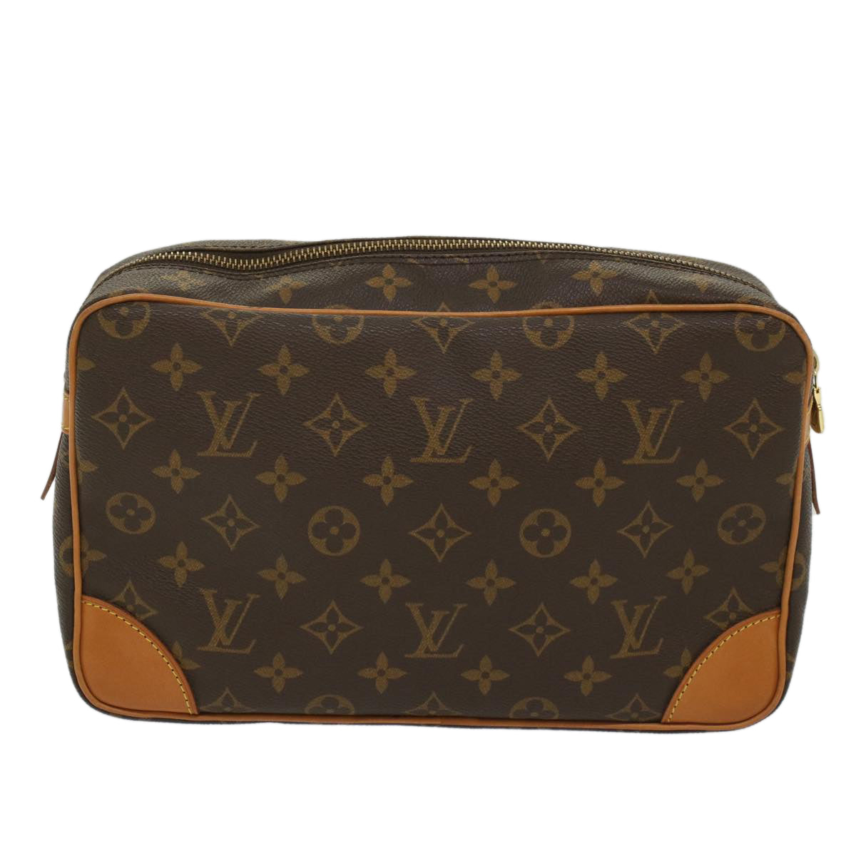 LOUIS VUITTON Monogram Compiegne 28 Clutch Bag M51845 LV Auth 55535 - 0