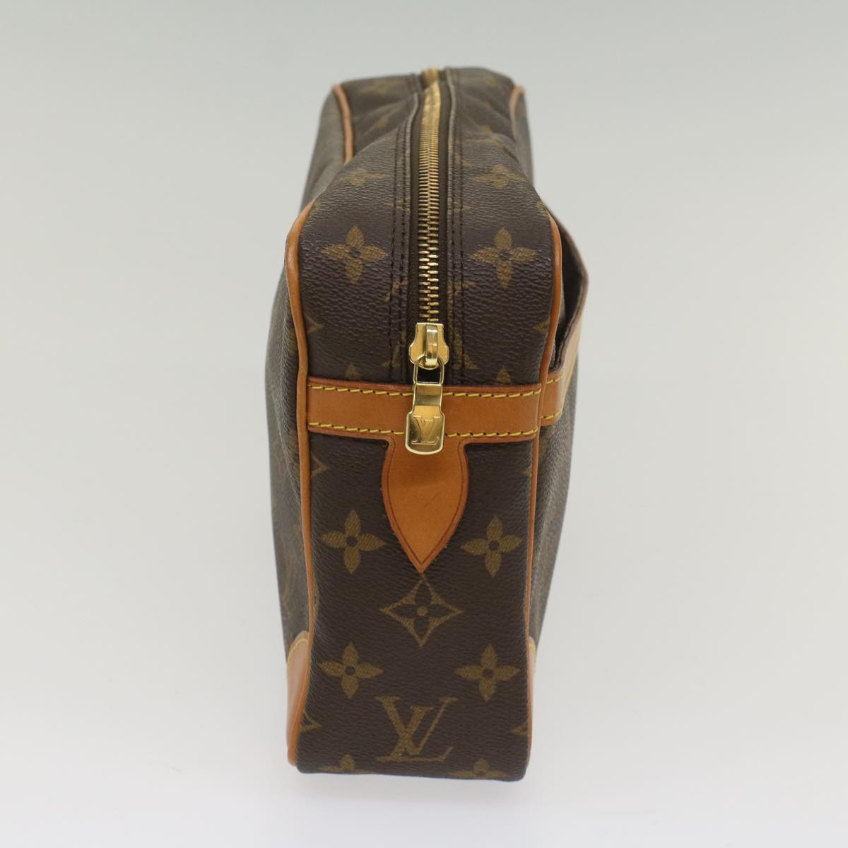 LOUIS VUITTON Monogram Compiegne 28 Clutch Bag M51845 LV Auth 55535