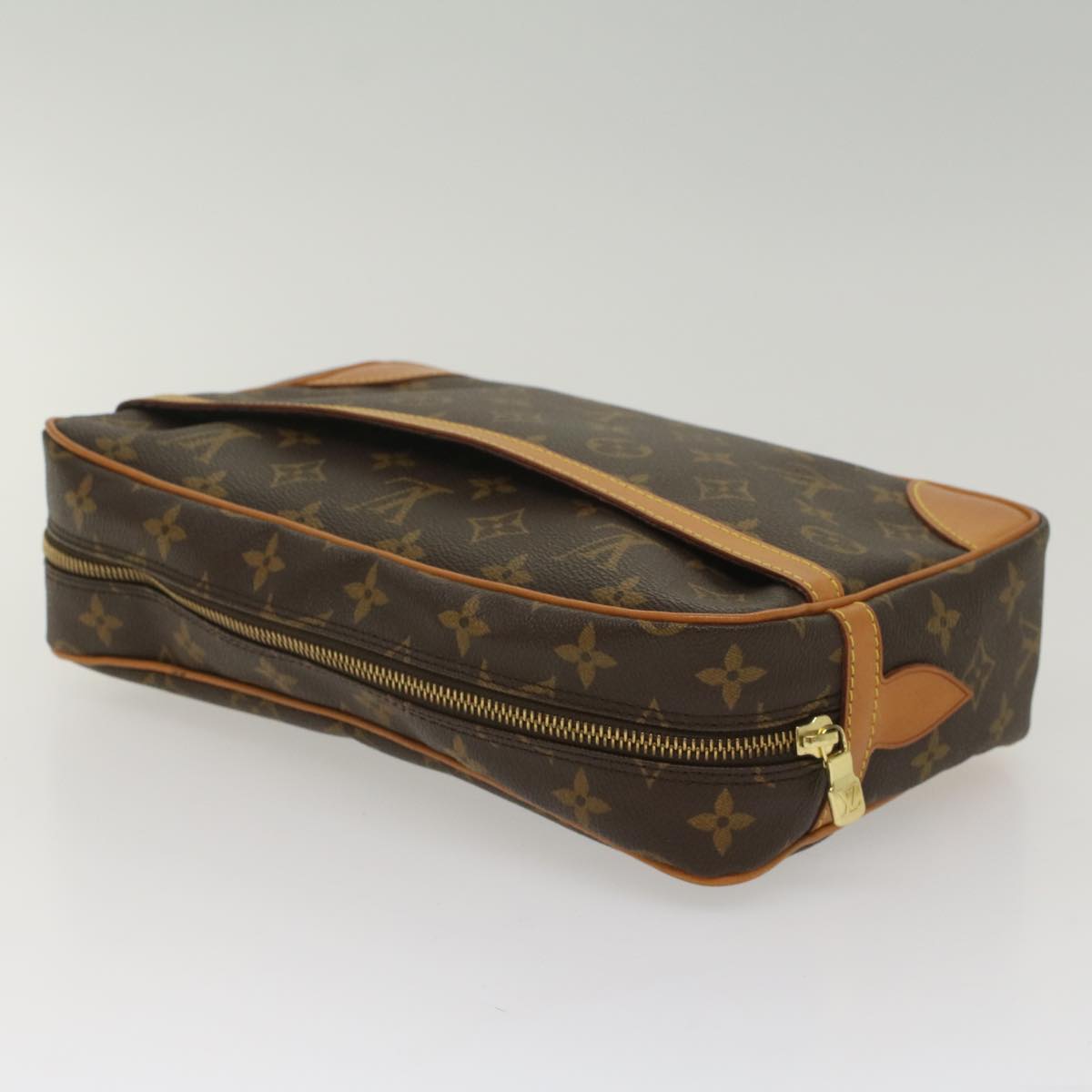 LOUIS VUITTON Monogram Compiegne 28 Clutch Bag M51845 LV Auth 55535